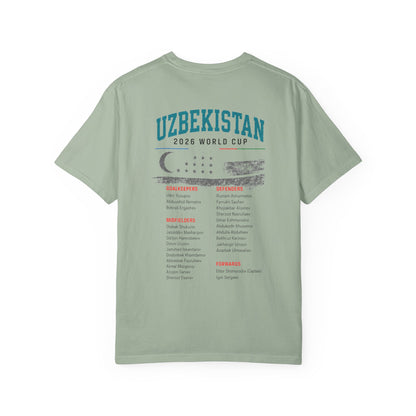 UZBEKISTAN Unisex Garment-Dyed T-shirt