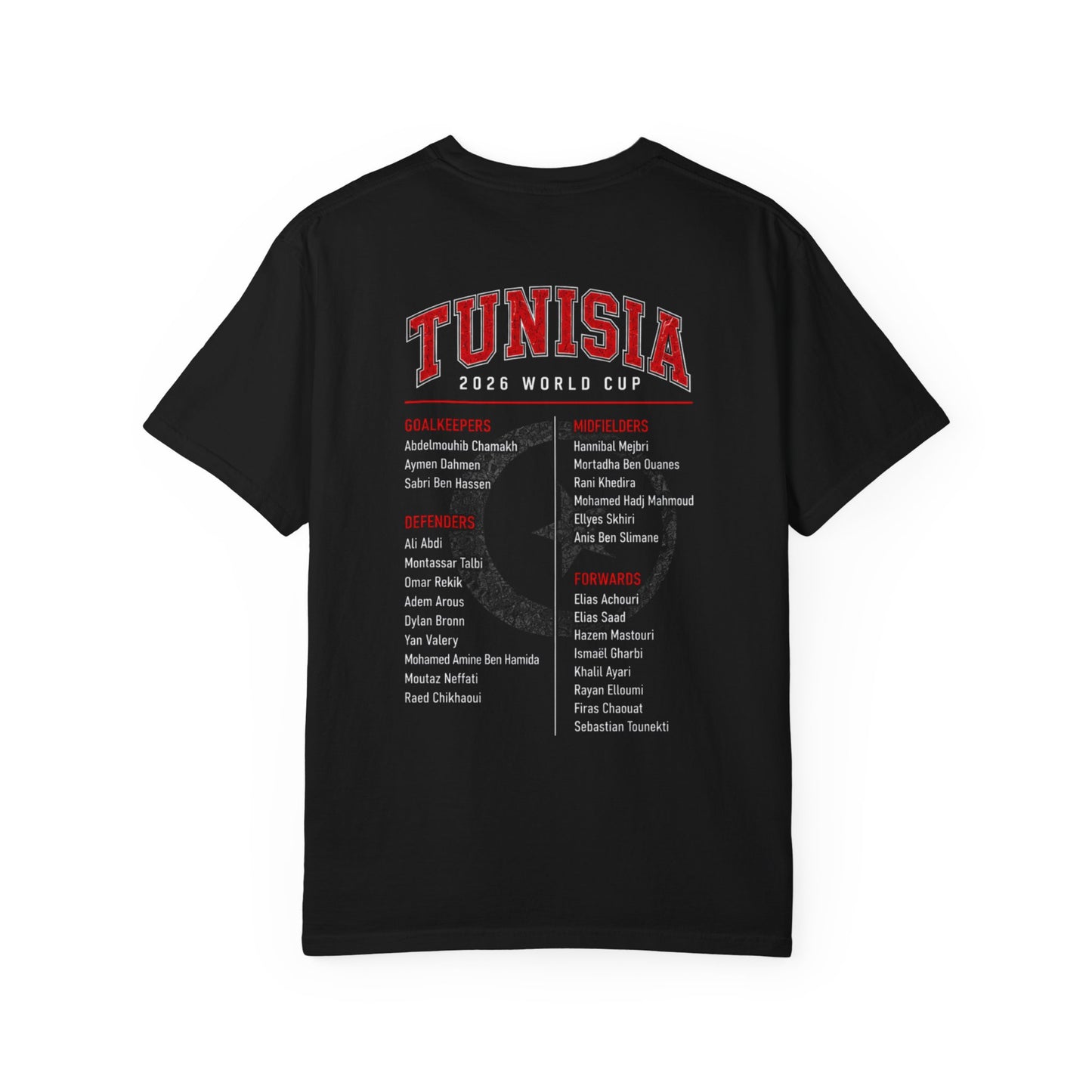 TUNISIA Unisex Garment-Dyed T-shirt