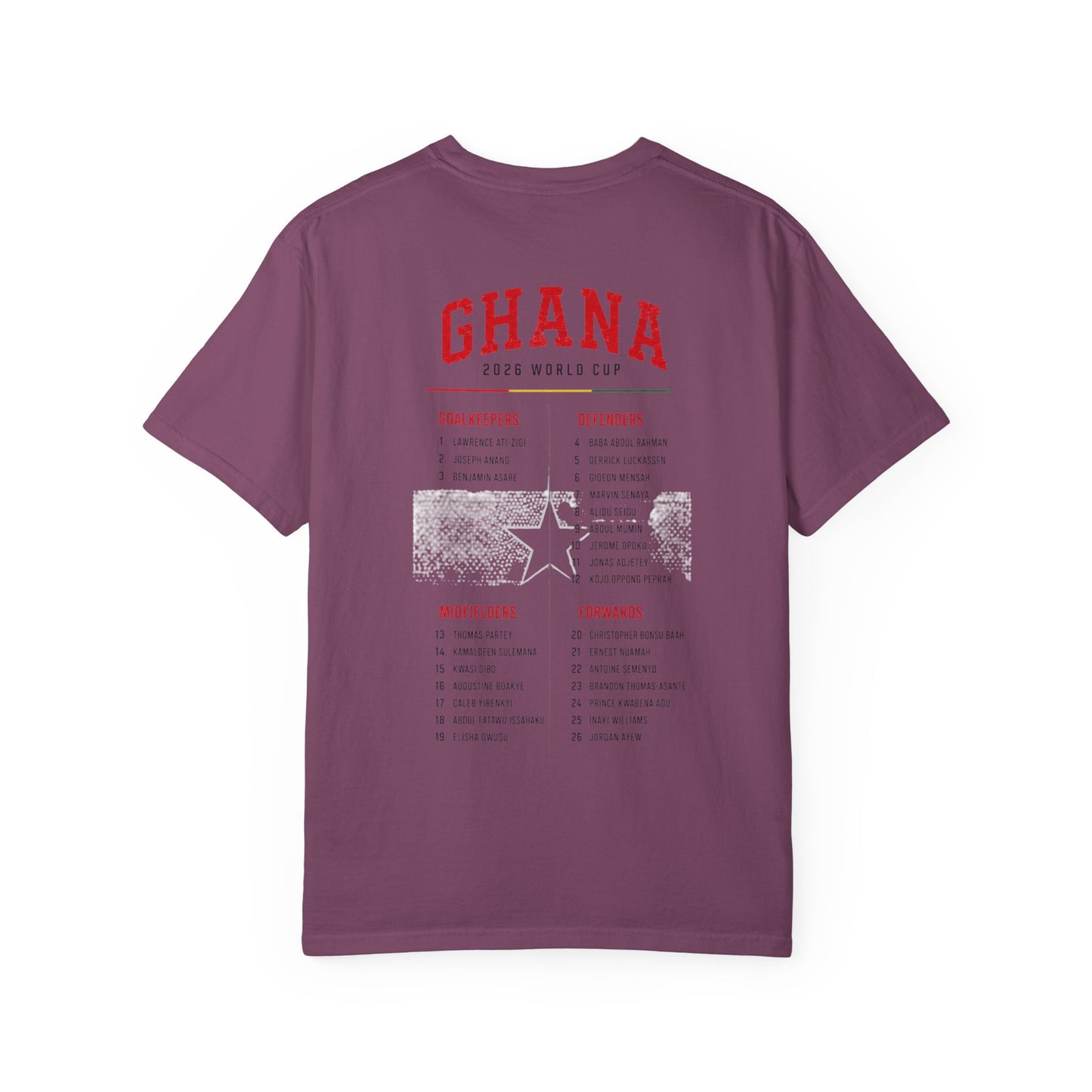 GHANA Unisex Garment-Dyed T-shirt
