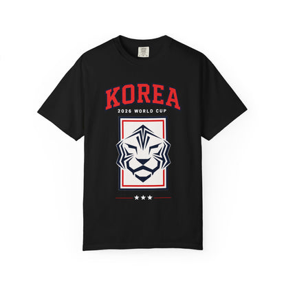 KOREA Unisex Garment-Dyed T-shirt