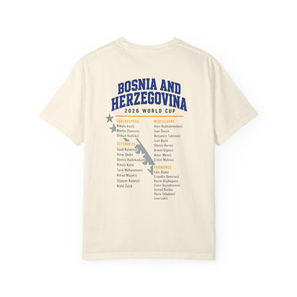 BOSNIA AND HERZEGOVINA Unisex Garment-Dyed T-shirt