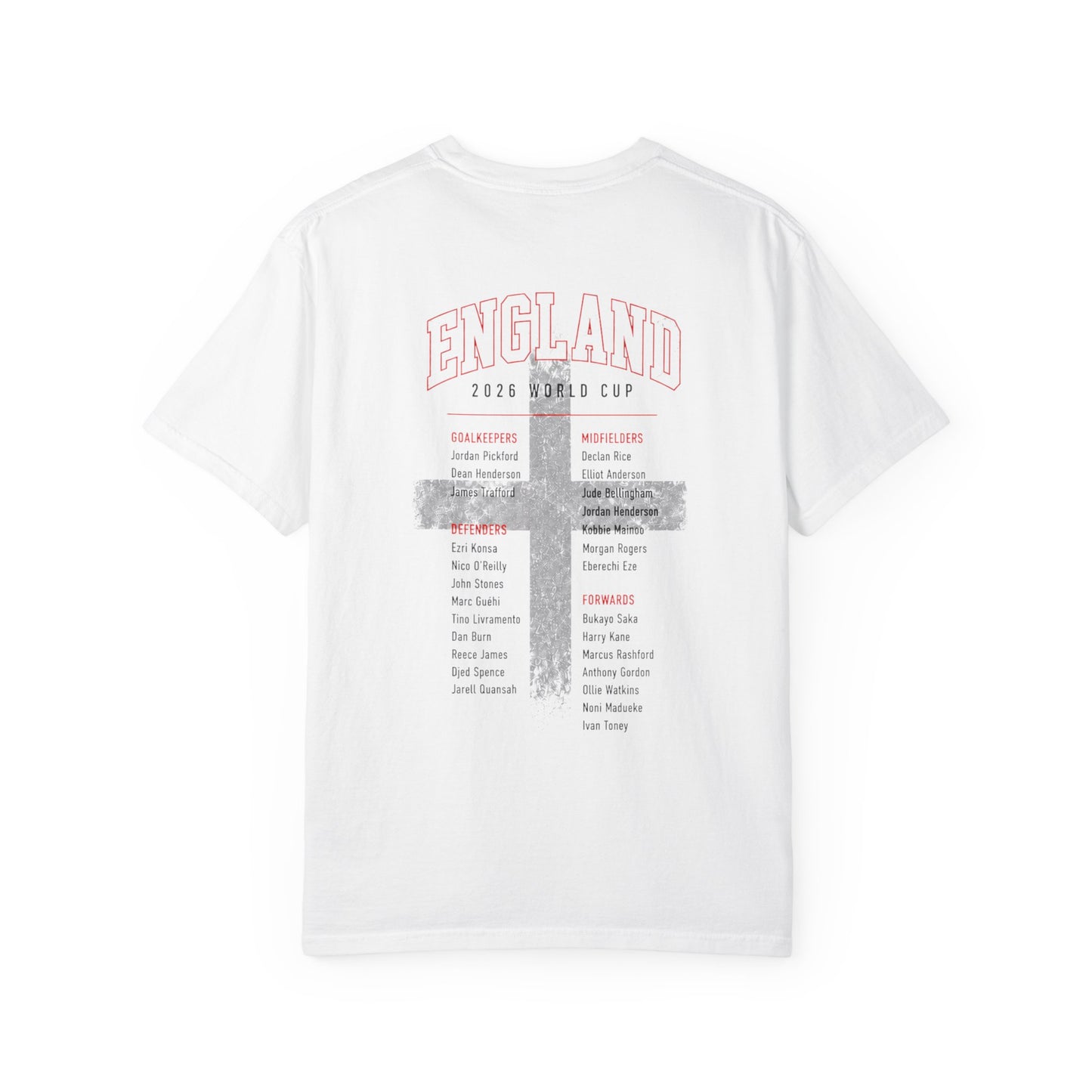 ENGLAND Unisex Garment-Dyed T-shirt
