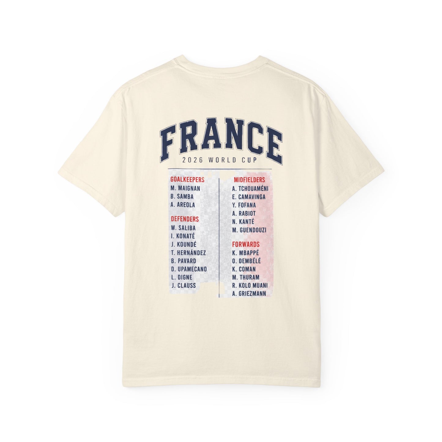 France Unisex Garment-Dyed T-shirt