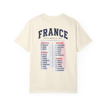 France Unisex Garment-Dyed T-shirt