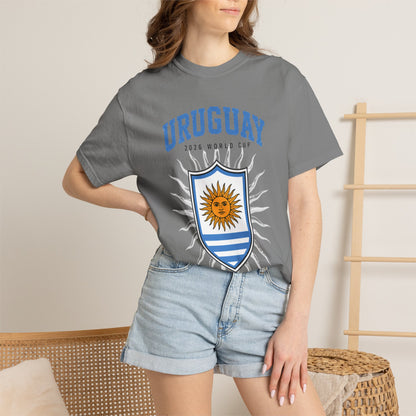 Uruguay Unisex Garment-Dyed T-shirt