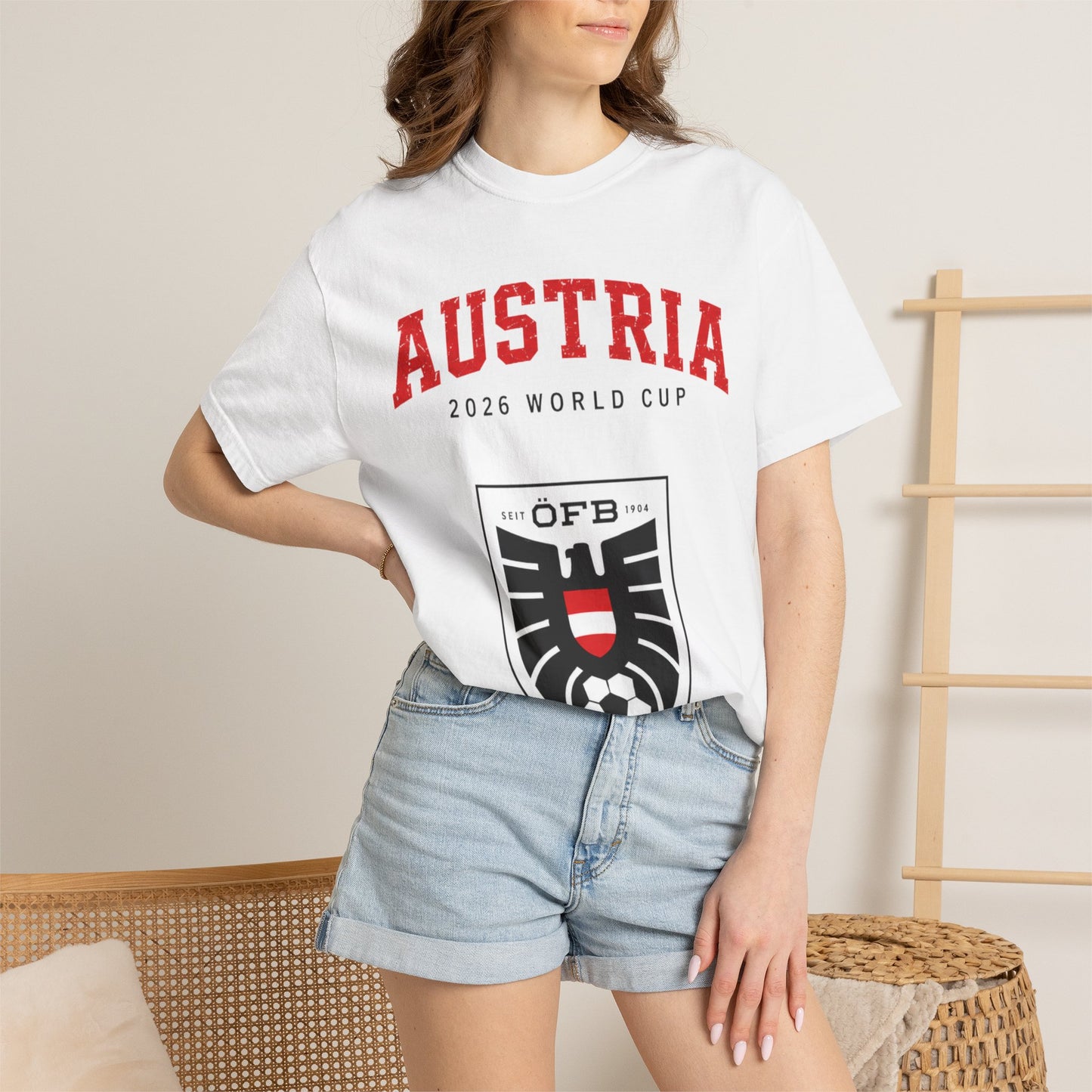 AUSTRIA Unisex Garment-Dyed T-shirt