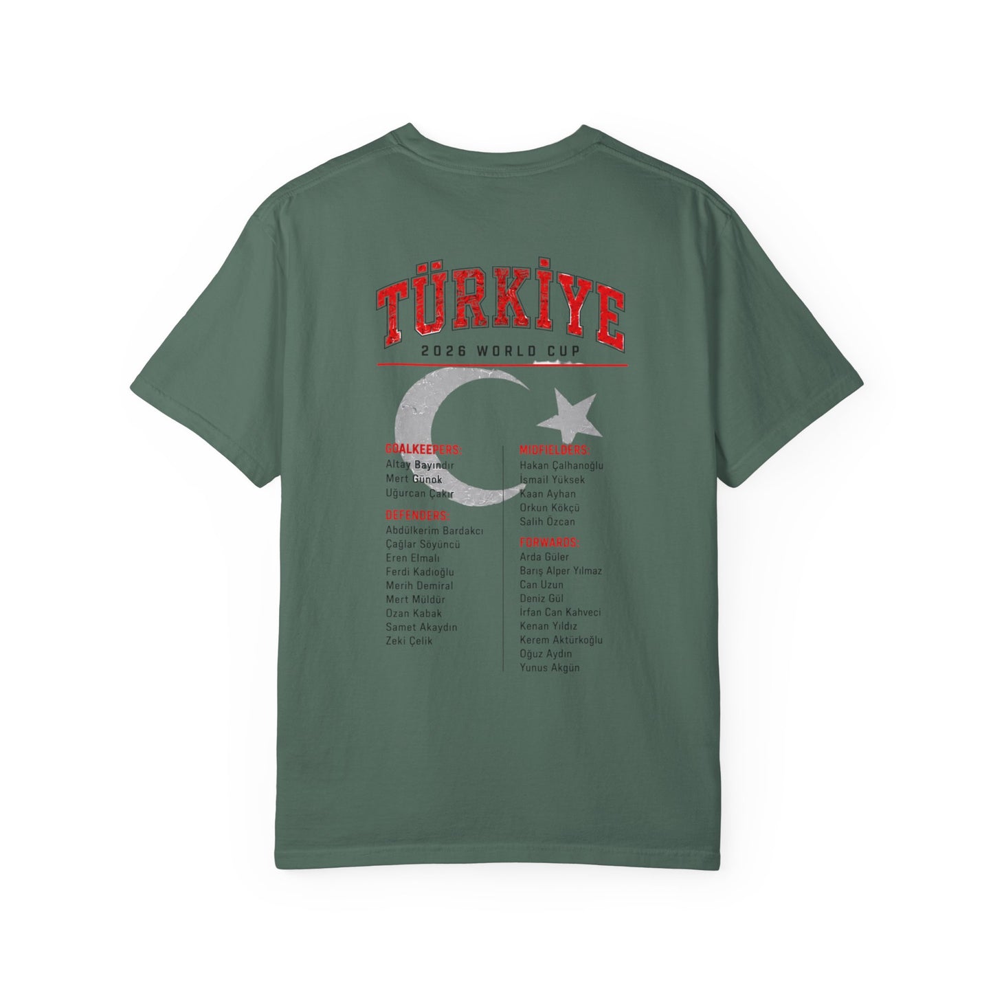 Turkey Unisex Garment-Dyed T-shirt