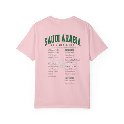 SAUDI ARABIA Unisex Garment-Dyed T-shirt
