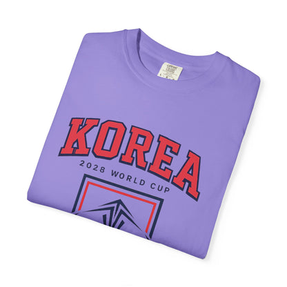 KOREA Unisex Garment-Dyed T-shirt