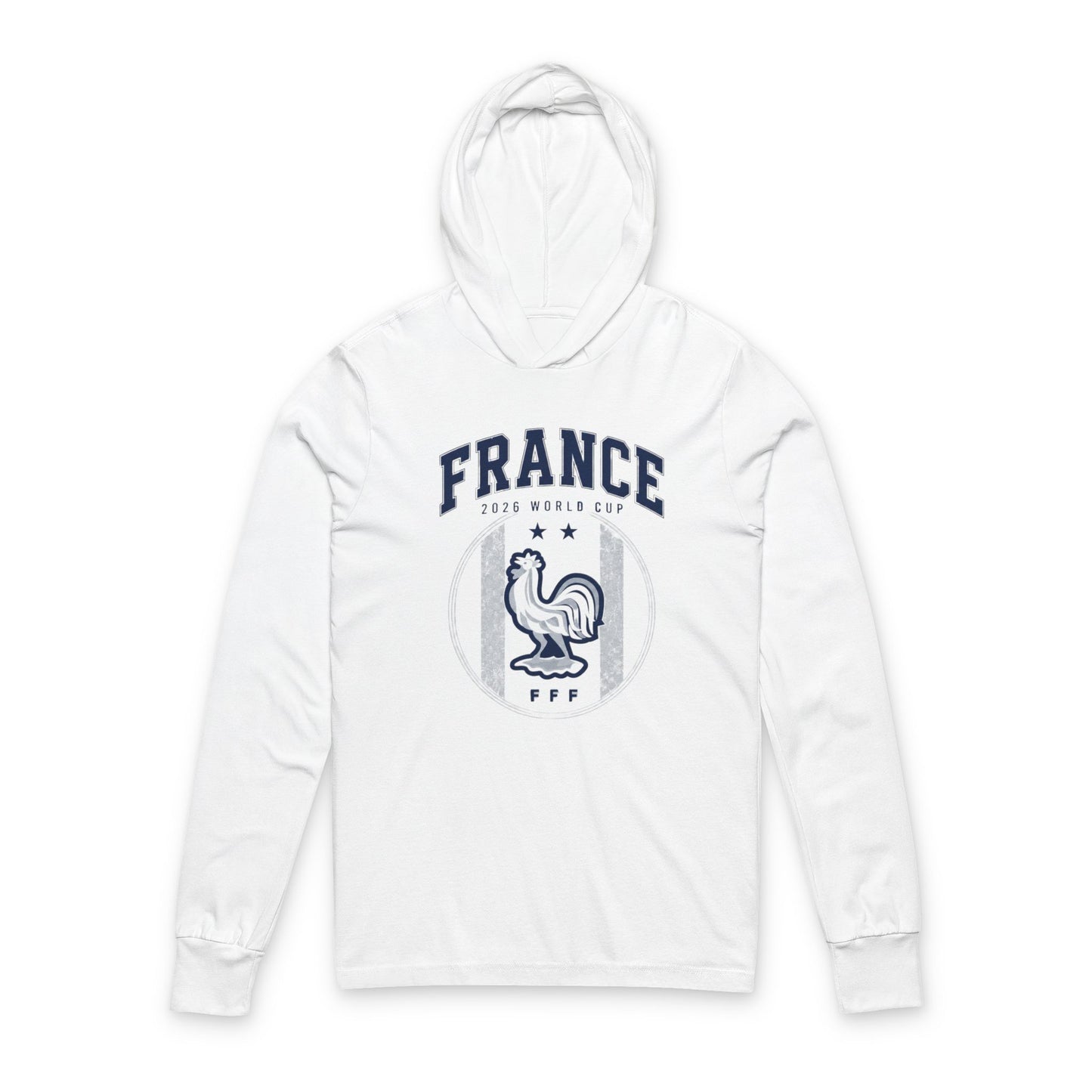 France Hoodie Tee — Lightweight Hooded Long-Sleeve Shirt