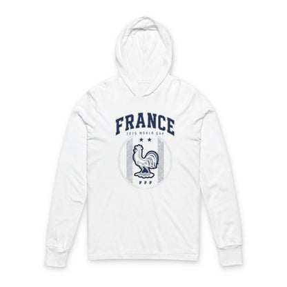 France Hoodie Tee — Lightweight Hooded Long-Sleeve Shirt