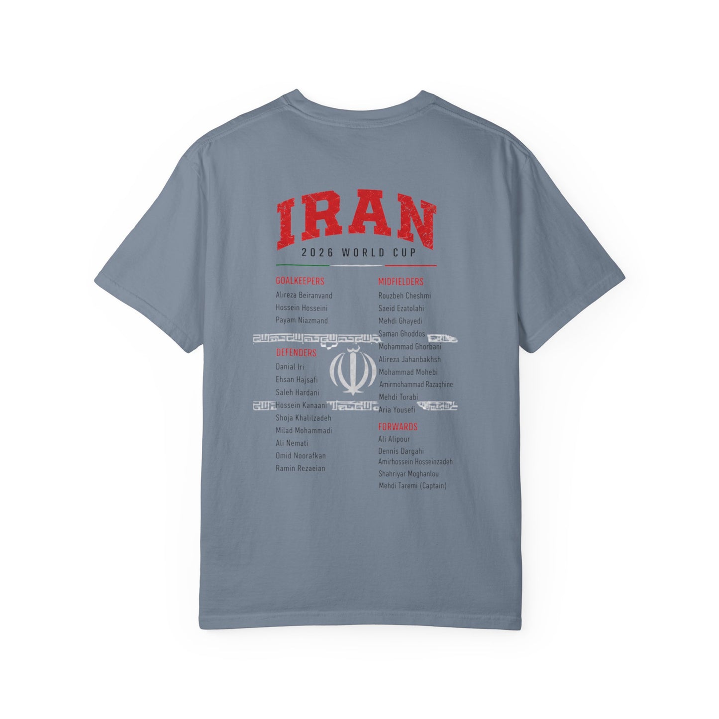FIFA IRAN Unisex Garment-Dyed T-shirt