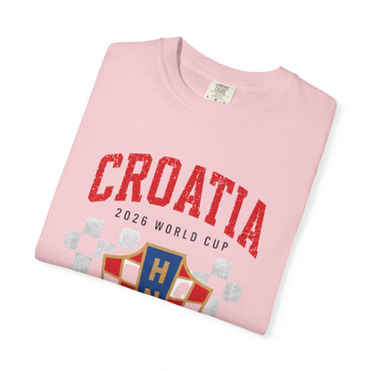 CROATIA Unisex Garment-Dyed T-shirt