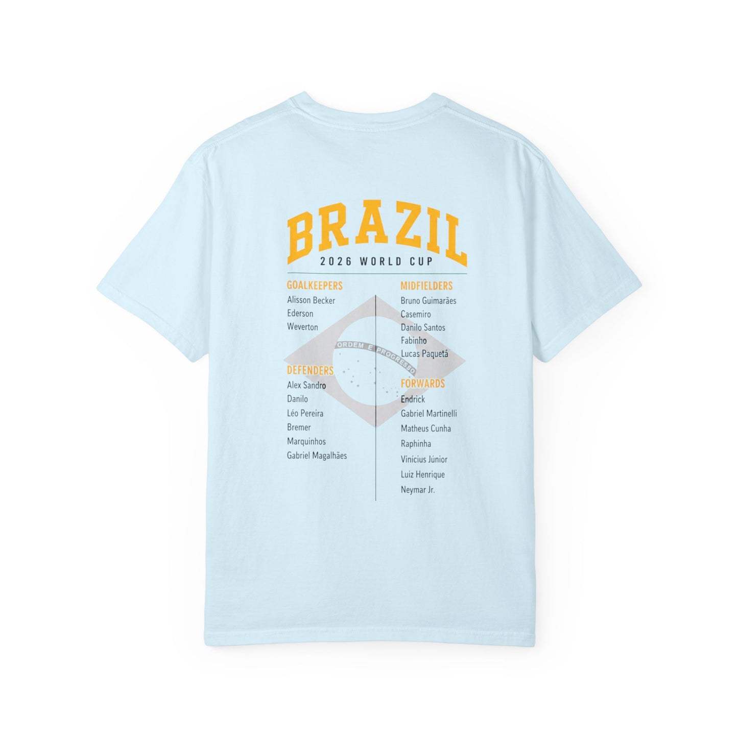 BRAZIL Unisex Garment-Dyed T-shirt