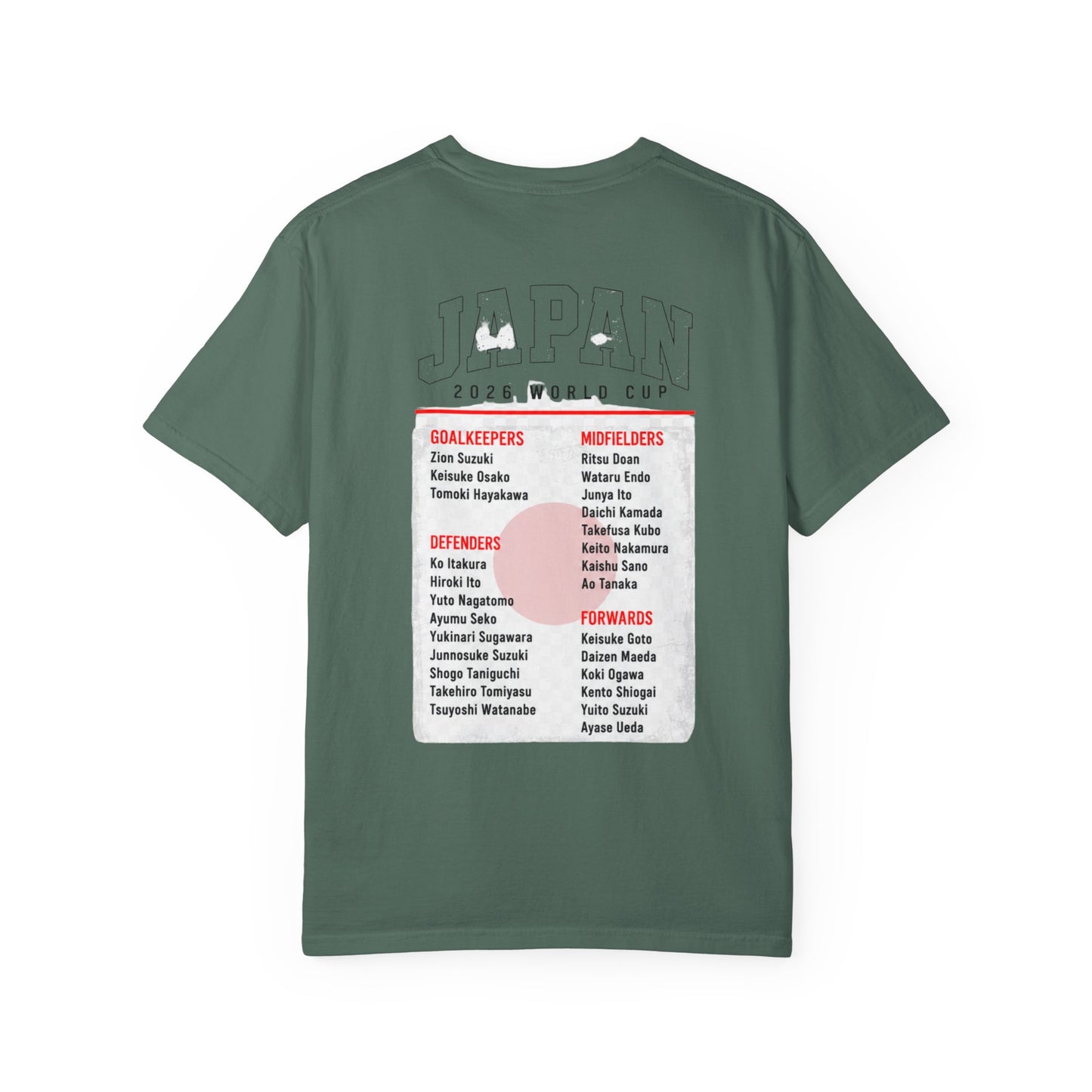 FIFA JAPAN Unisex Garment-Dyed T-shirt