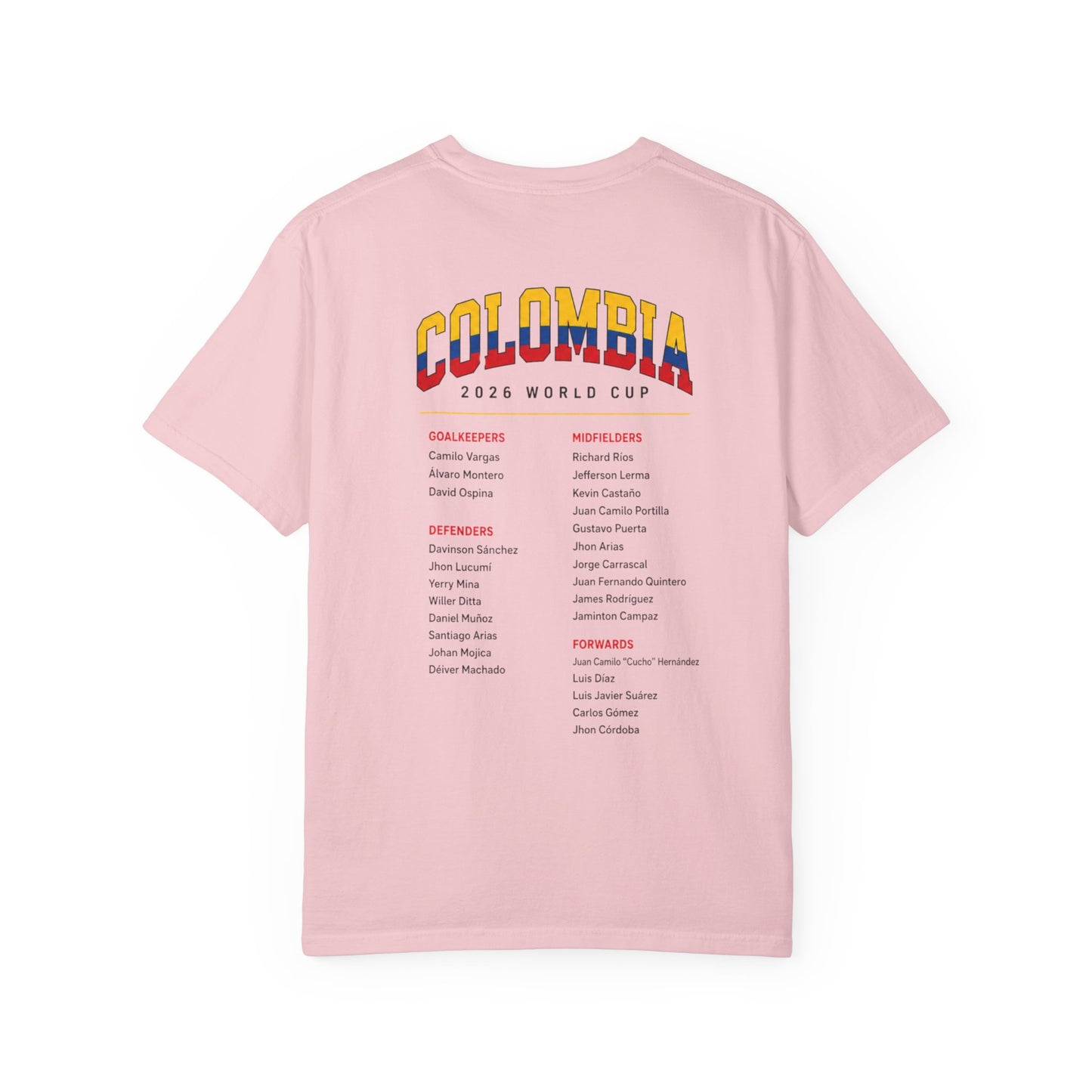 FIFA COLOMBIA Unisex Garment-Dyed T-shirt
