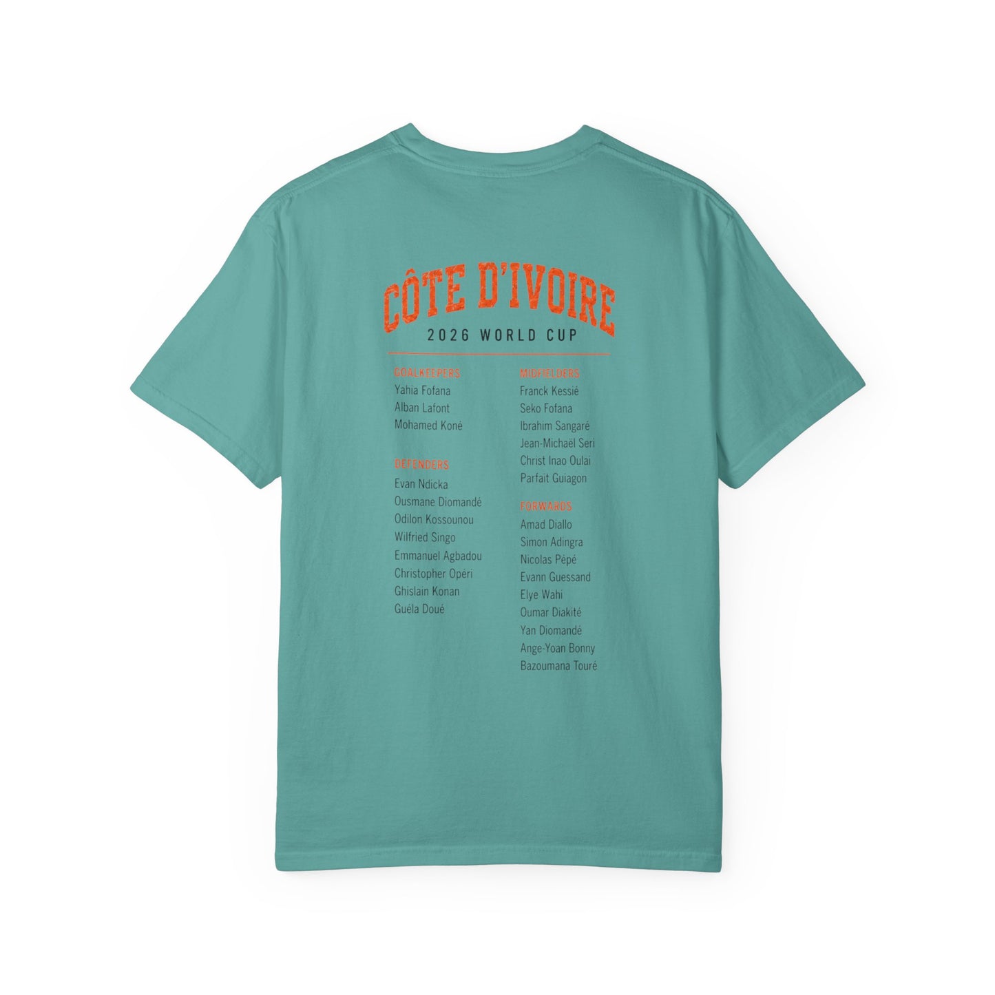 COTE D'IVOIRE Unisex Garment-Dyed T-shirt