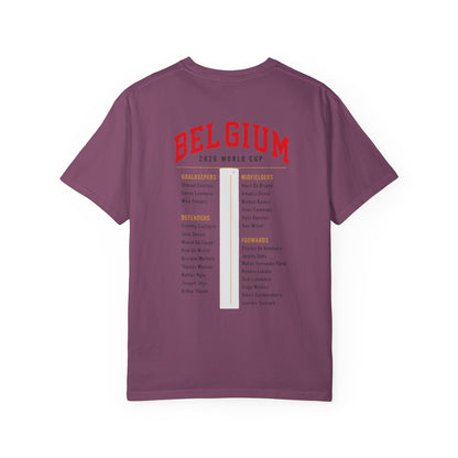Belgium Unisex Garment-Dyed T-shirt