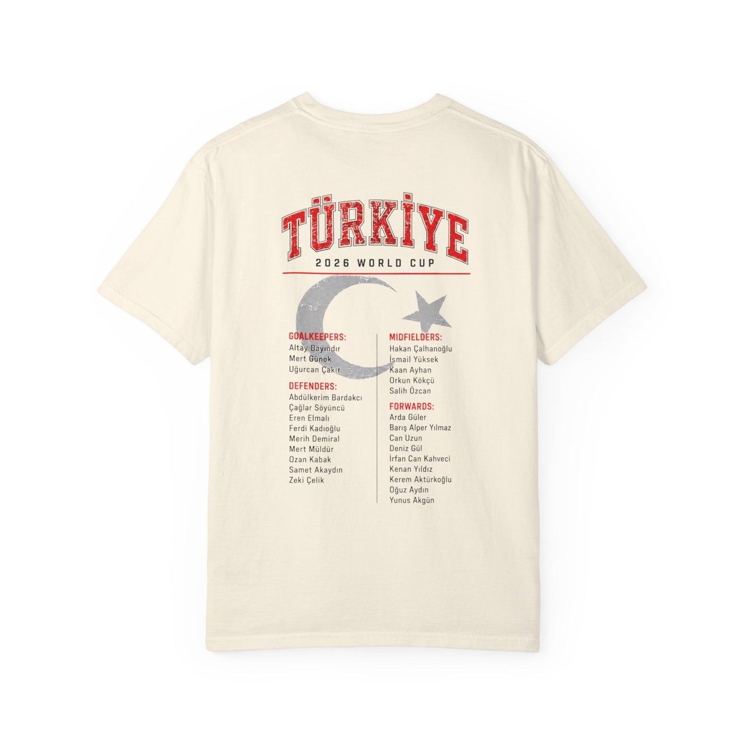 Turkey Unisex Garment-Dyed T-shirt