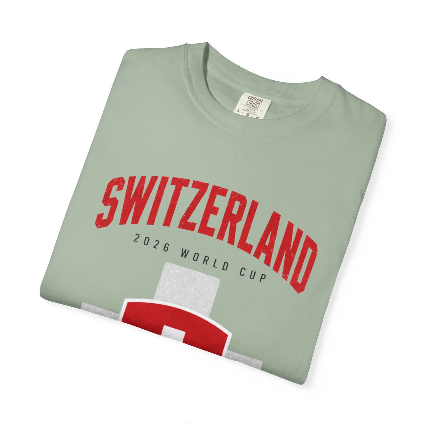 SWITZERLAND Unisex Garment-Dyed T-shirt