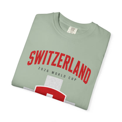 SWITZERLAND Unisex Garment-Dyed T-shirt