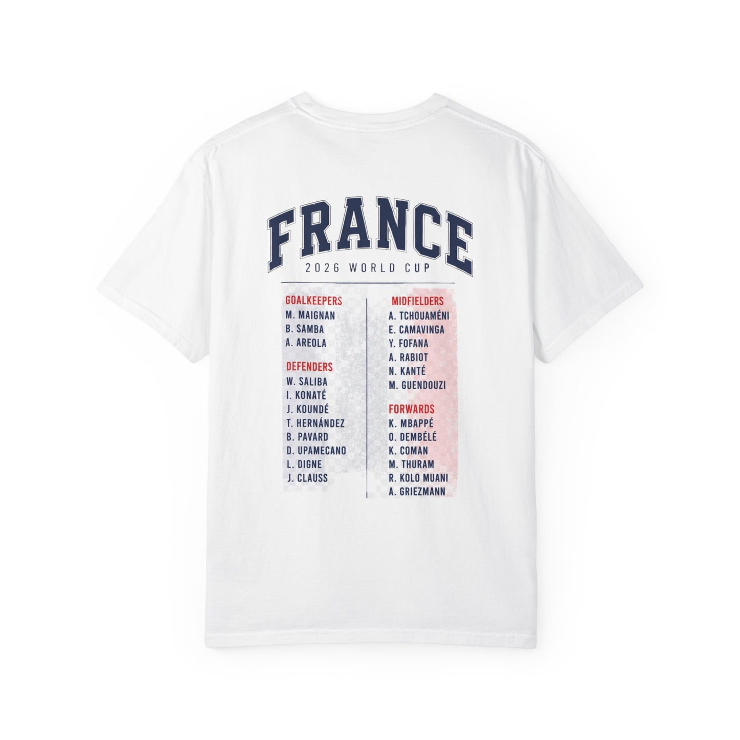 France Unisex Garment-Dyed T-shirt