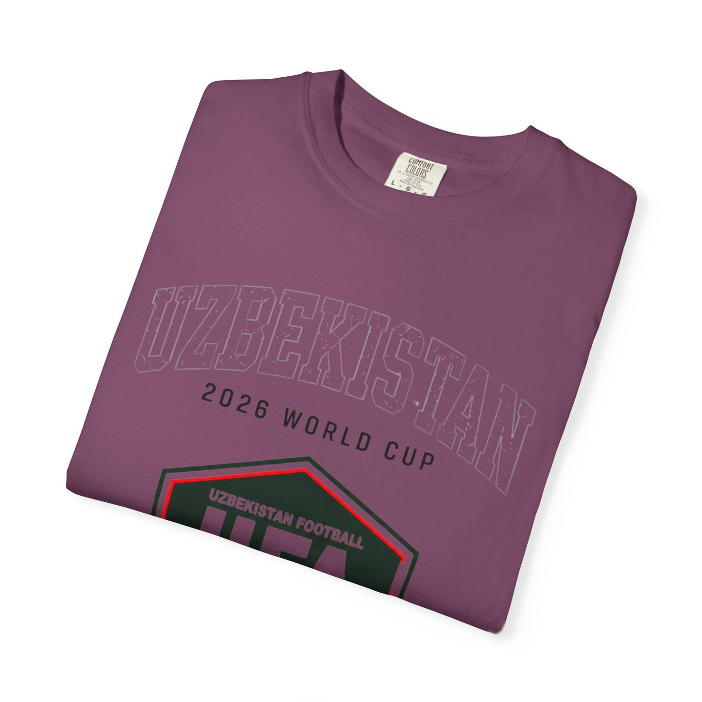 UZBEKISTAN Unisex Garment-Dyed T-shirt