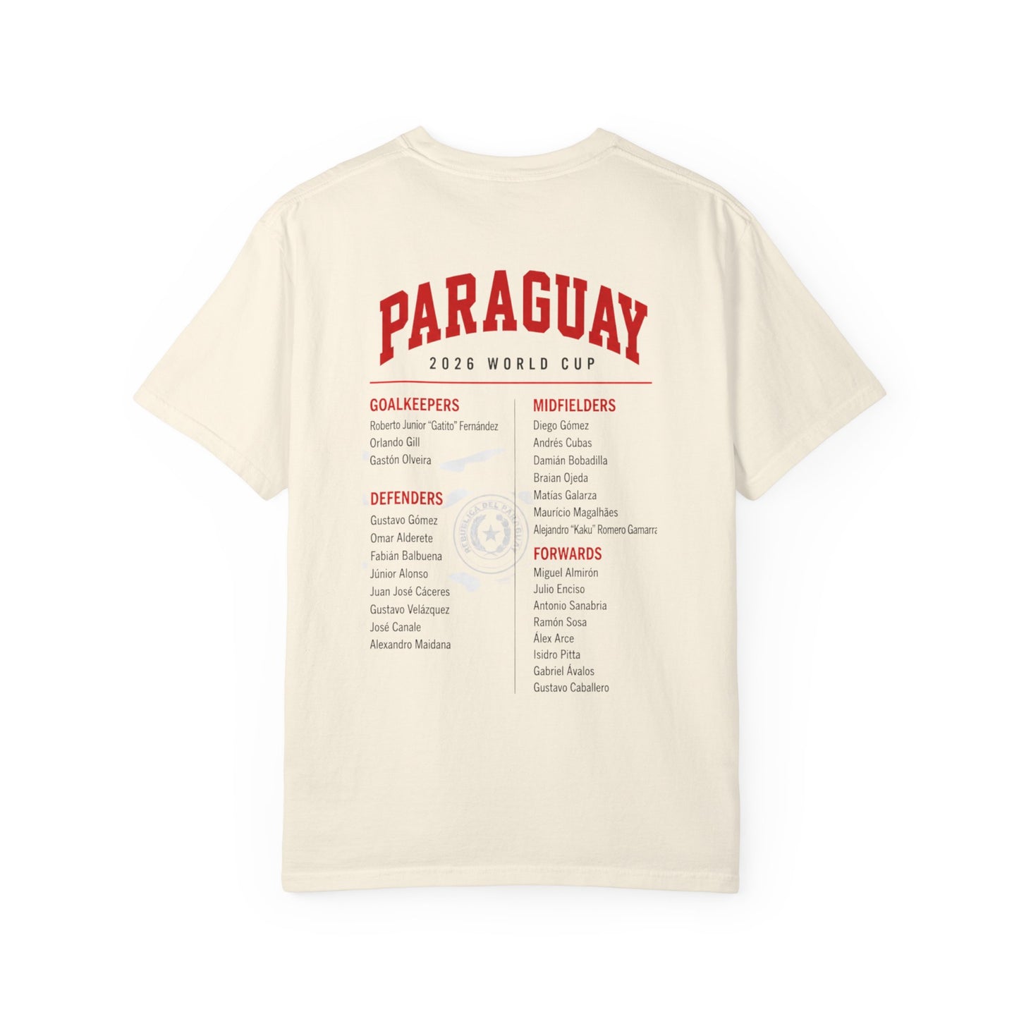 PARAGUAY Unisex Garment-Dyed T-shirt