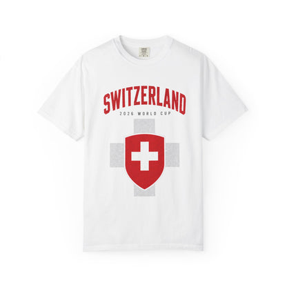 SWITZERLAND Unisex Garment-Dyed T-shirt