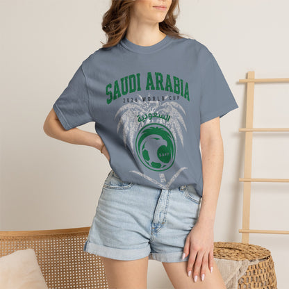 SAUDI ARABIA Unisex Garment-Dyed T-shirt