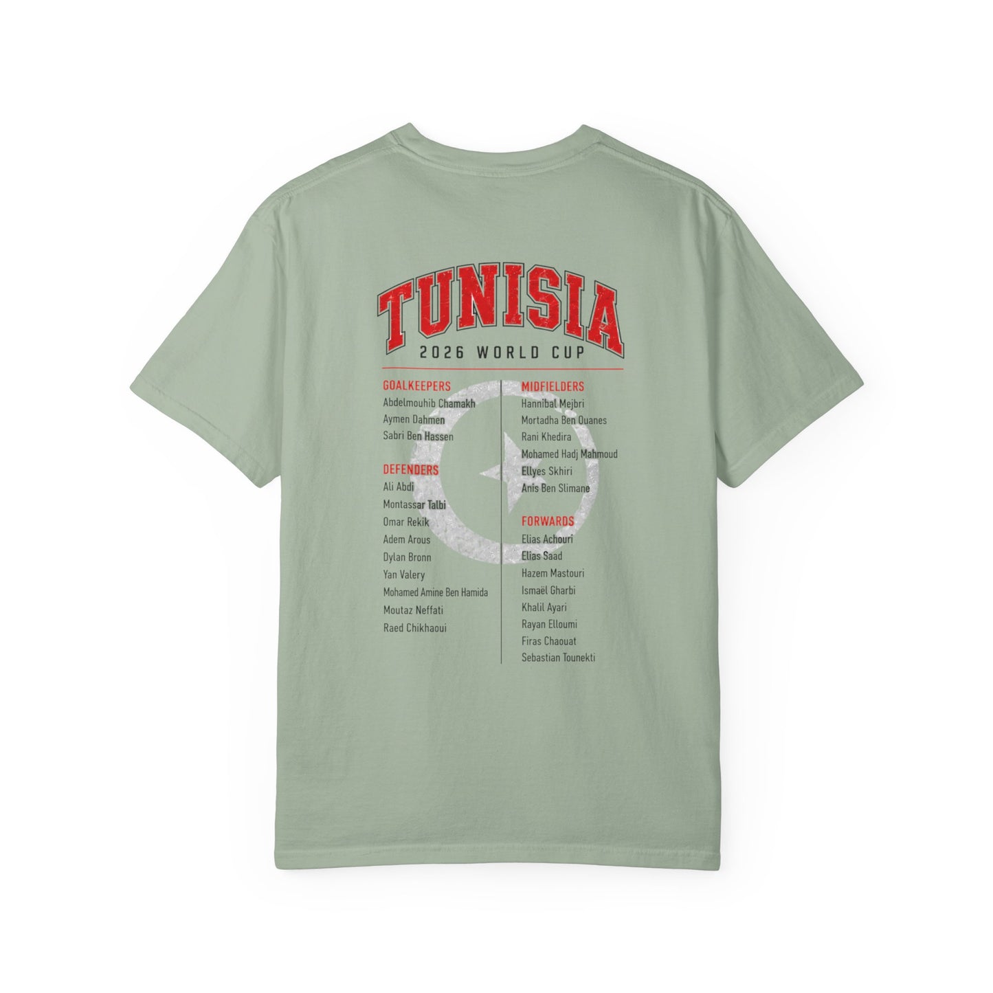 TUNISIA Unisex Garment-Dyed T-shirt