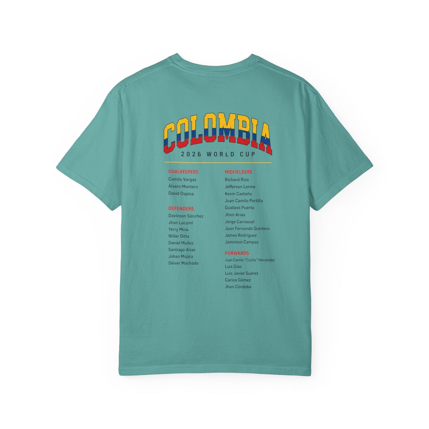 FIFA COLOMBIA Unisex Garment-Dyed T-shirt