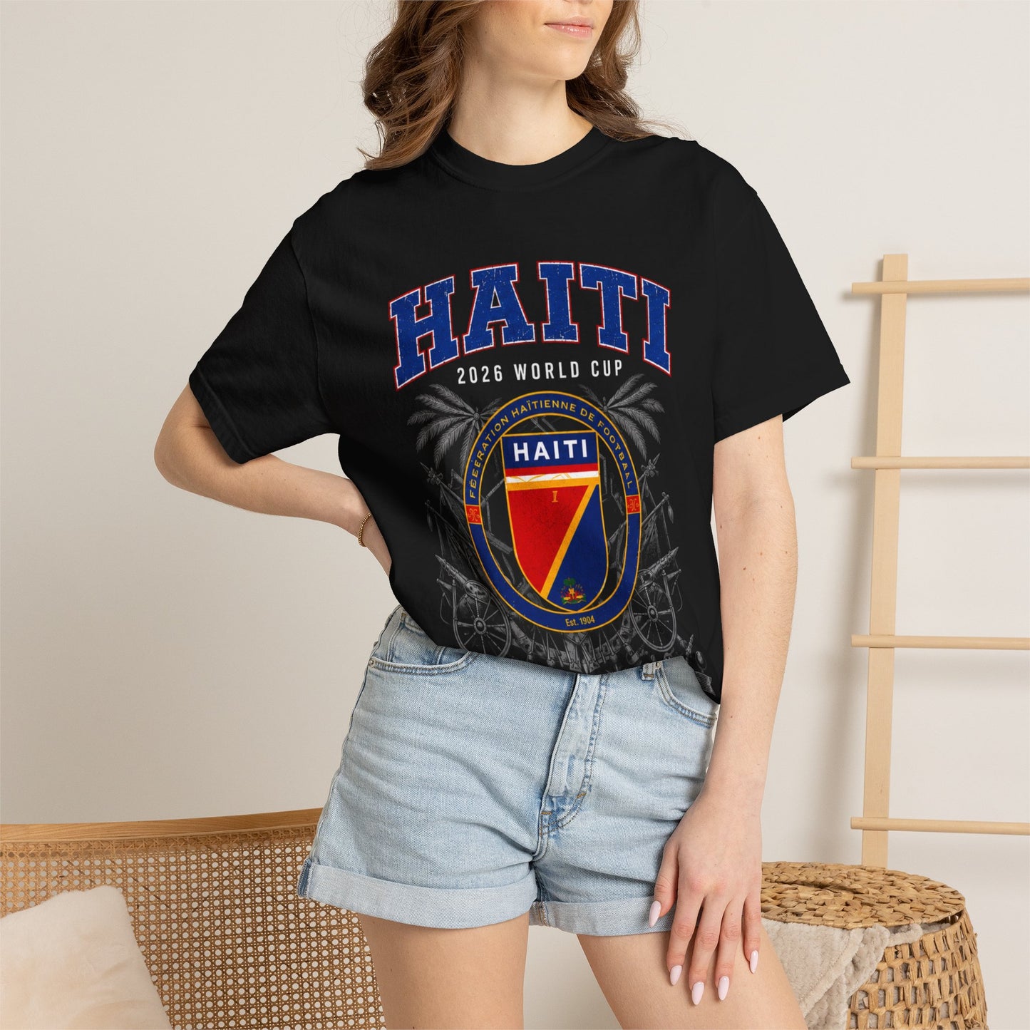 HAITI Unisex Garment-Dyed T-shirt