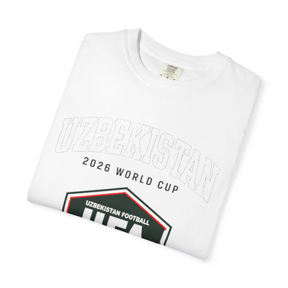 UZBEKISTAN Unisex Garment-Dyed T-shirt