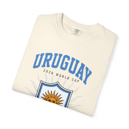 Uruguay Unisex Garment-Dyed T-shirt