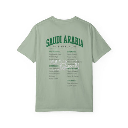SAUDI ARABIA Unisex Garment-Dyed T-shirt