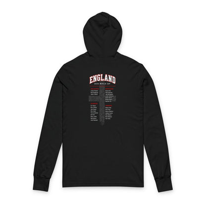 ENGLAND Hoodie Tee — Lightweight Hooded Long-Sleeve Shirt