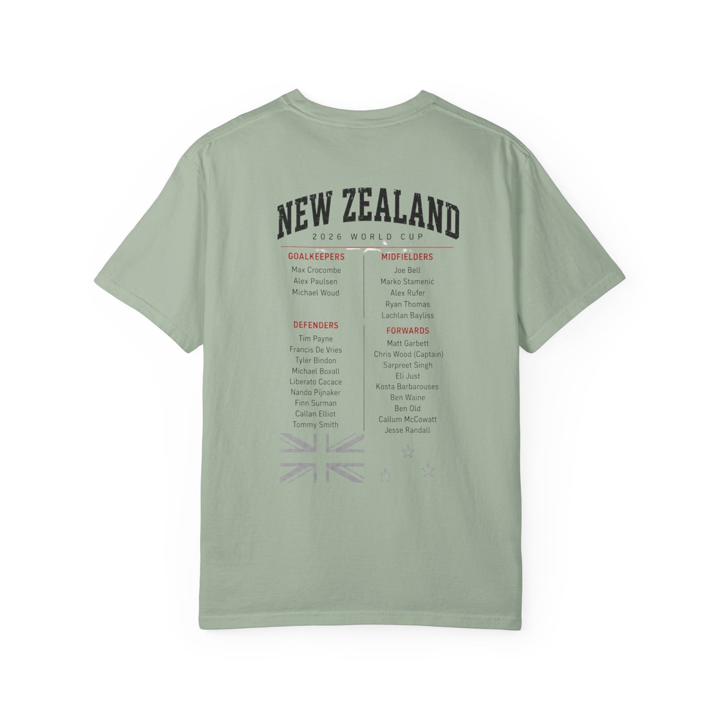 NEW ZEALAND Unisex Garment-Dyed T-shirt