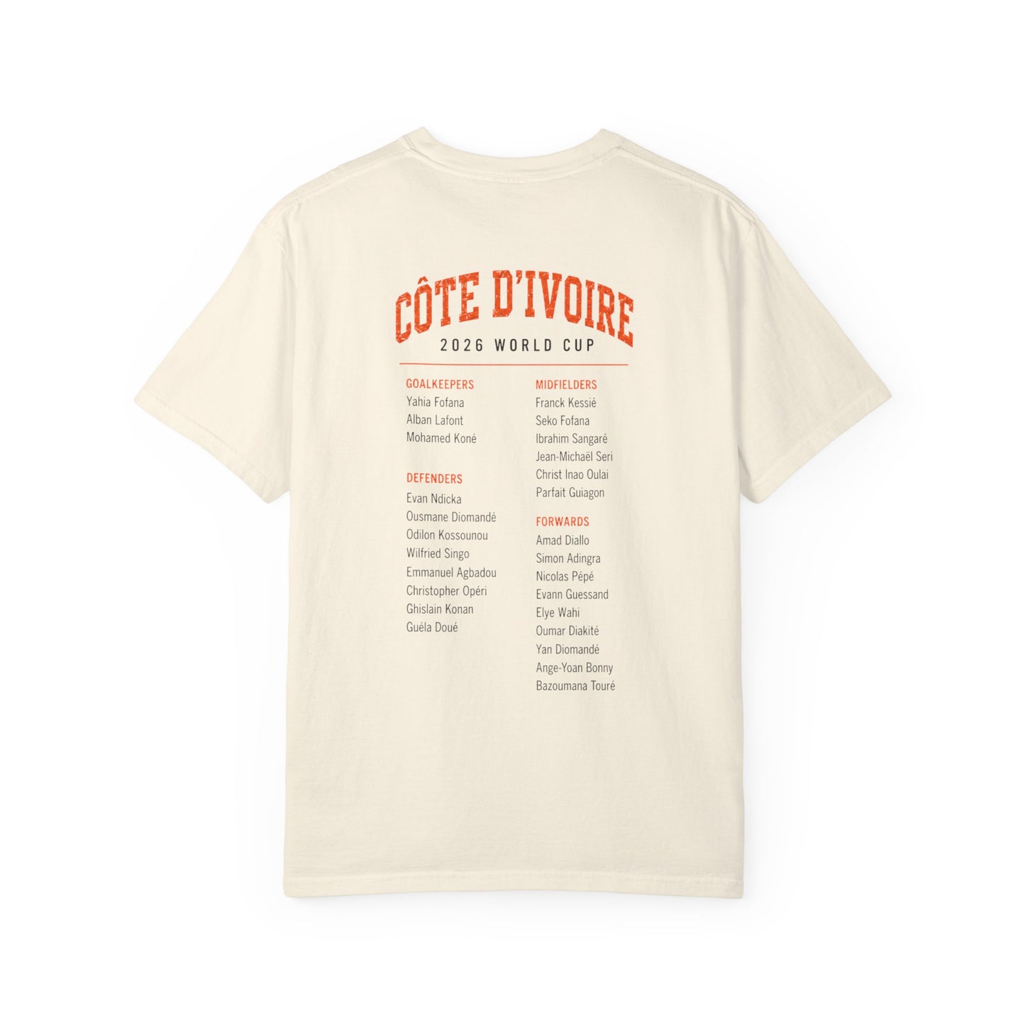 COTE D'IVOIRE Unisex Garment-Dyed T-shirt
