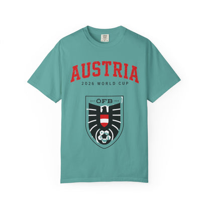 AUSTRIA Unisex Garment-Dyed T-shirt