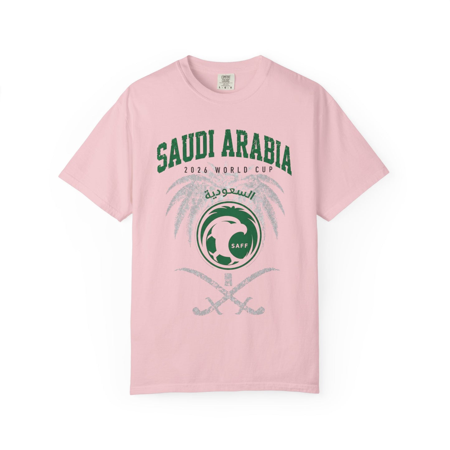 SAUDI ARABIA Unisex Garment-Dyed T-shirt