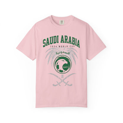 SAUDI ARABIA Unisex Garment-Dyed T-shirt