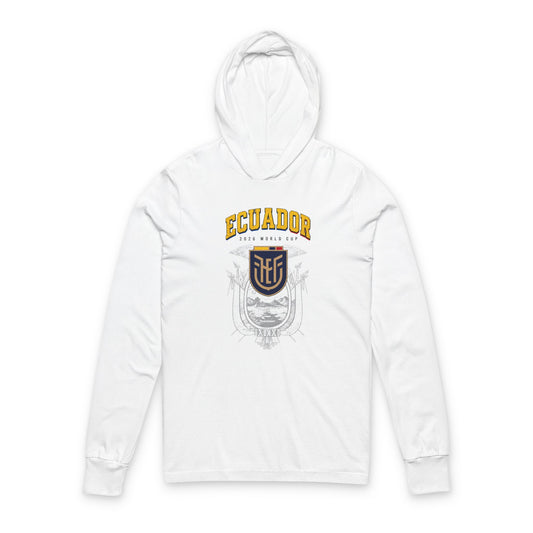 FIFA ECUADOR Hoodie Tee — Lightweight Hooded Long-Sleeve Shirt