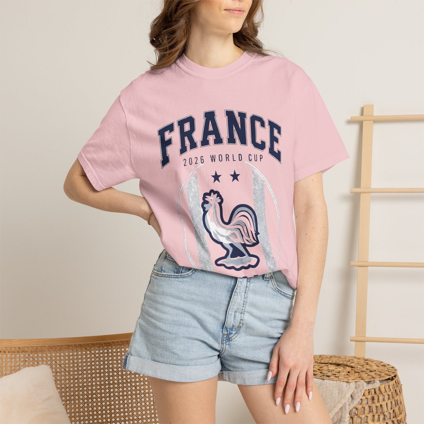 France Unisex Garment-Dyed T-shirt
