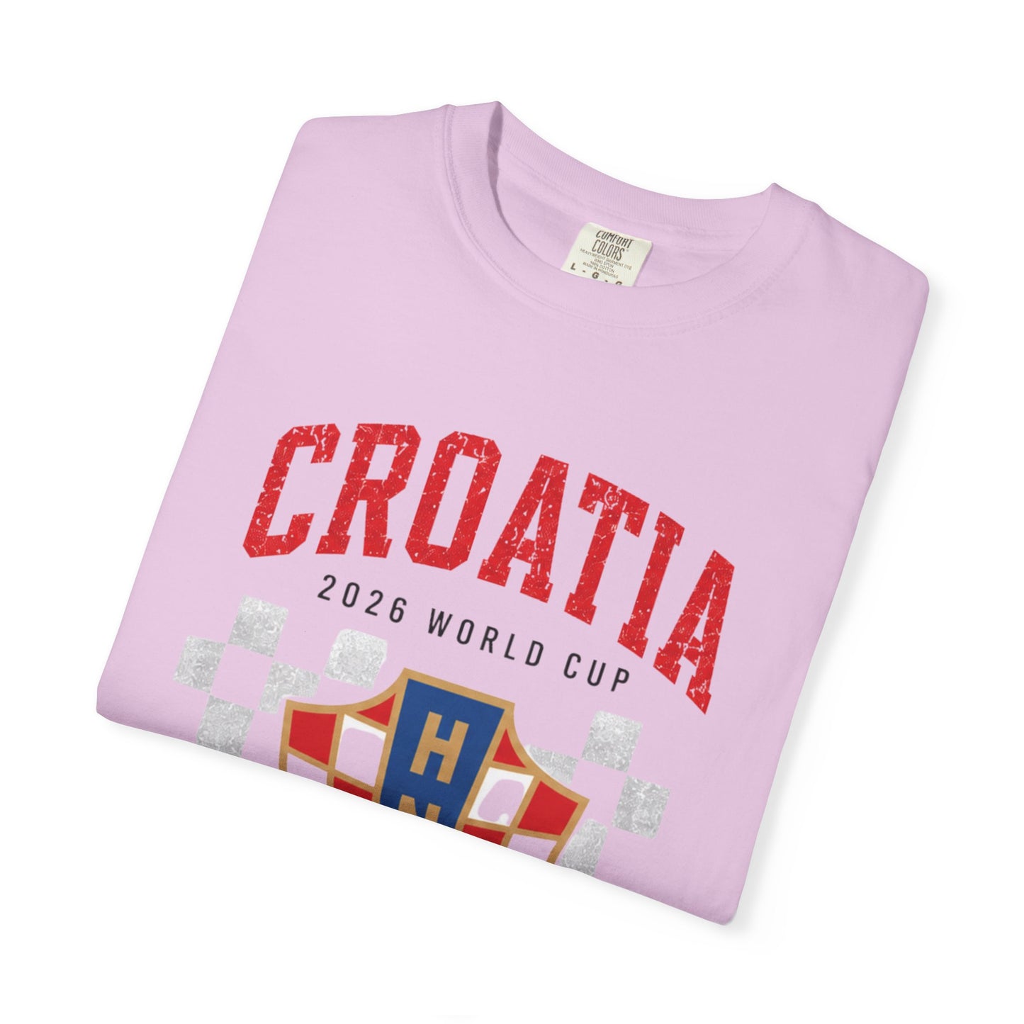 CROATIA Unisex Garment-Dyed T-shirt