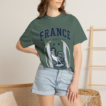 France Unisex Garment-Dyed T-shirt