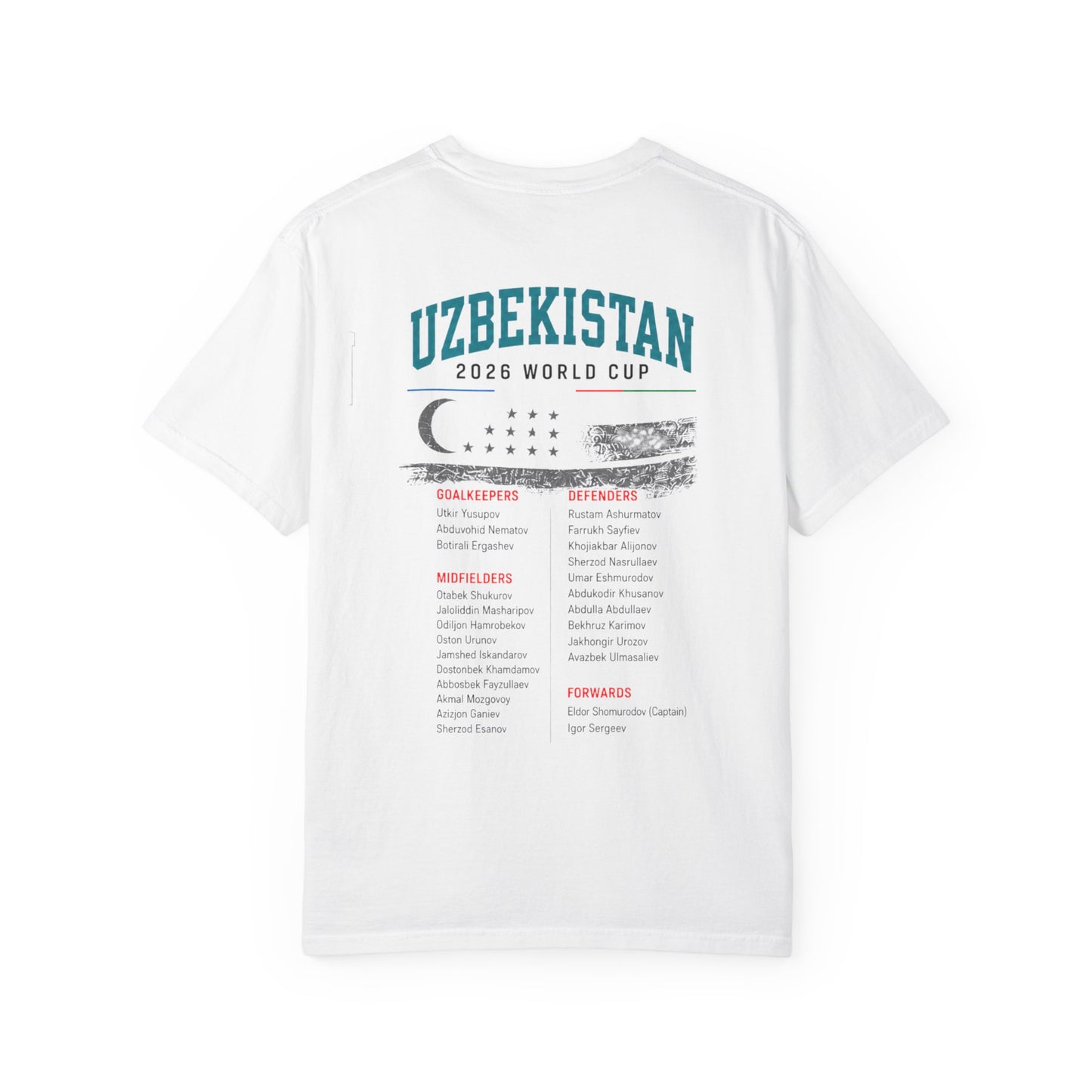 UZBEKISTAN Unisex Garment-Dyed T-shirt