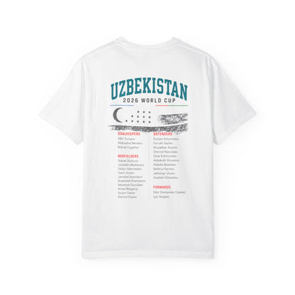 UZBEKISTAN Unisex Garment-Dyed T-shirt