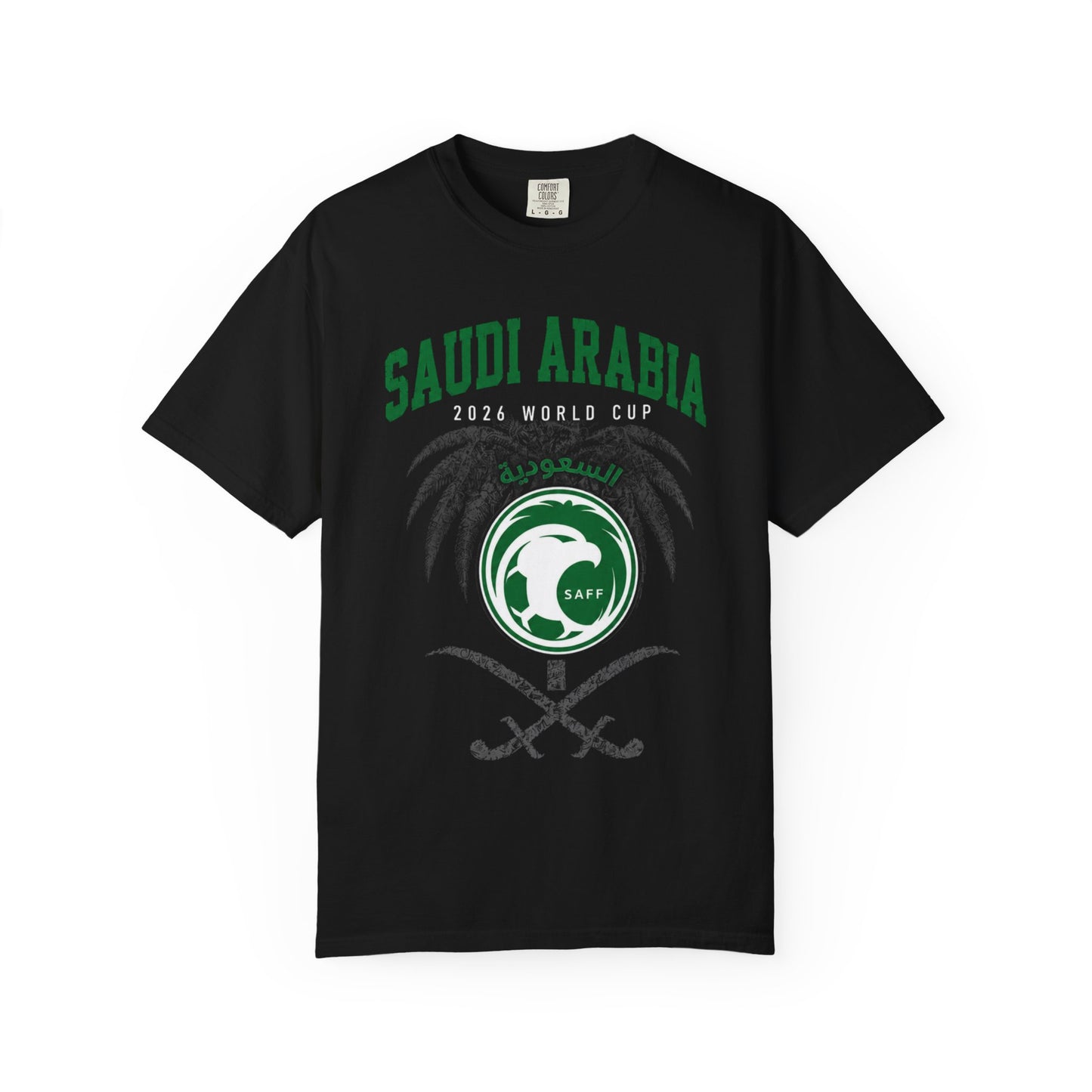 SAUDI ARABIA Unisex Garment-Dyed T-shirt