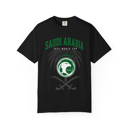 SAUDI ARABIA Unisex Garment-Dyed T-shirt
